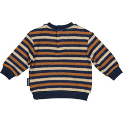 MAGLIA GIROCOLLO TESSUTO RIGATO