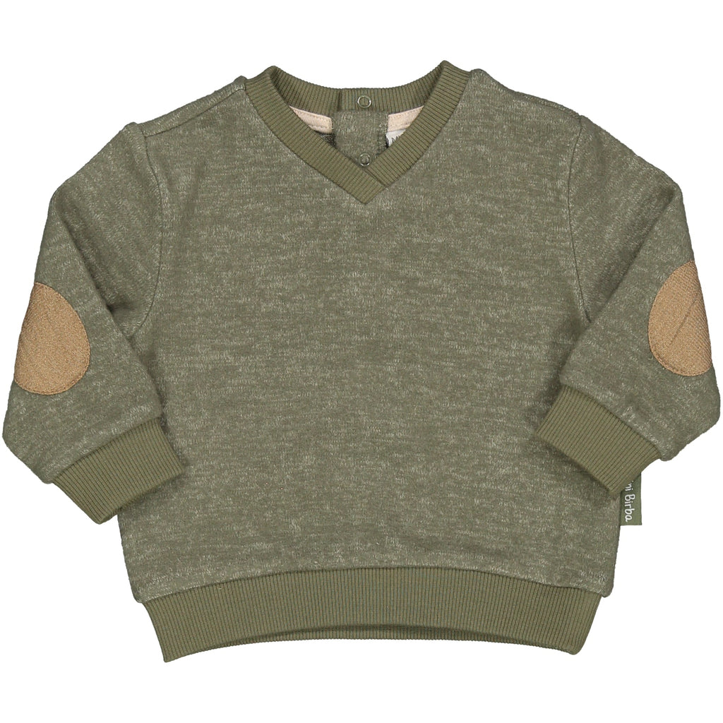 MAGLIA SCOLLO A V IN TESSUTO MAGLIA