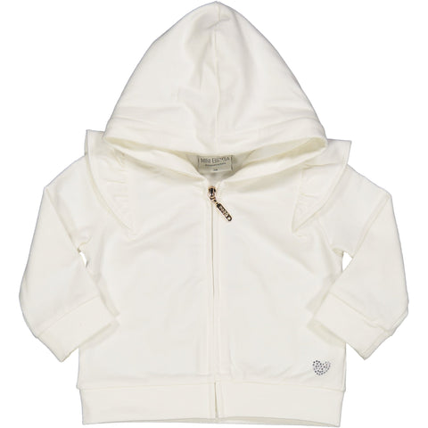 CARDIGAN FULL ZIP CON CAPPUCCIO