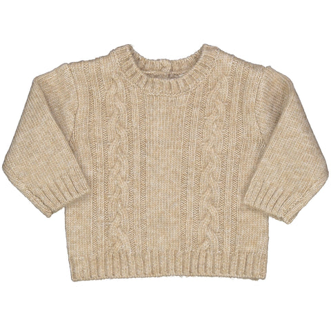 MAGLIONCINO TRICOT CON TRECCE