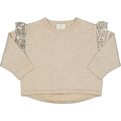 MAGLIOCINO TRICOT LUREX CON ALETTE PAILLETTES