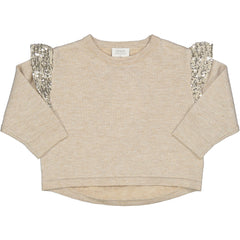 MAGLIOCINO TRICOT LUREX CON ALETTE PAILLETTES