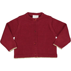 CARDIGAN TRICOT CON BORDI LUREX