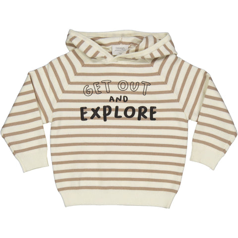 MAGLIONCINO TRICOT CON CAPPUCCIO