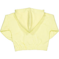 HOODIE CON SCRITTA TONO SU TONO IN VOILE