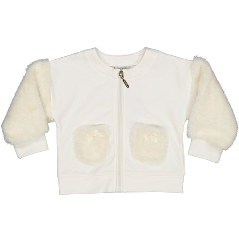 GIACCHINA CON MANICHE IN PELOUCHE