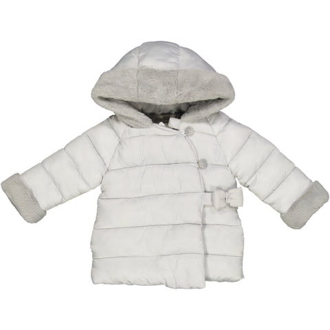 GIUBBOTTO LUNGO CON DETTAGLI IN PELLICCETTA