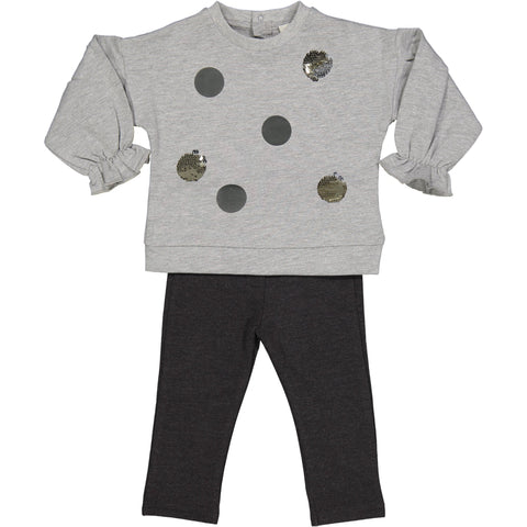 COMPLETO MAGLIA CON PAILLETTES E JEGGINGS