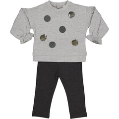 COMPLETO MAGLIA CON PAILLETTES E JEGGINGS