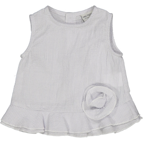 BLUSA RIGATA MAXI FIORE