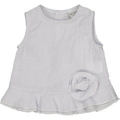 BLUSA RIGATA MAXI FIORE
