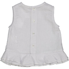BLUSA RIGATA MAXI FIORE