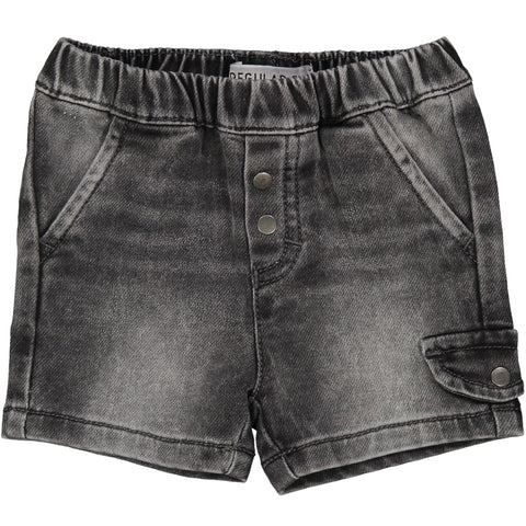 BERMUDA FELPA STRETCH EFFETTO DENIM