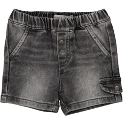 BERMUDA FELPA STRETCH EFFETTO DENIM