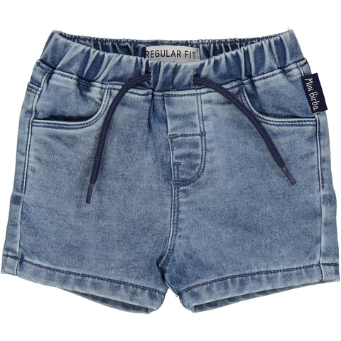 BERMUDA FELPA EFFETTO DENIM