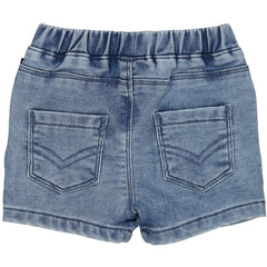 BERMUDA FELPA EFFETTO DENIM