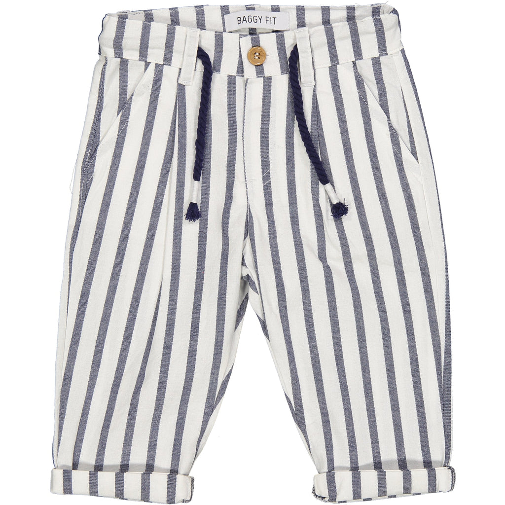 PANTALONE TESSUTO STRETCH RIGATO