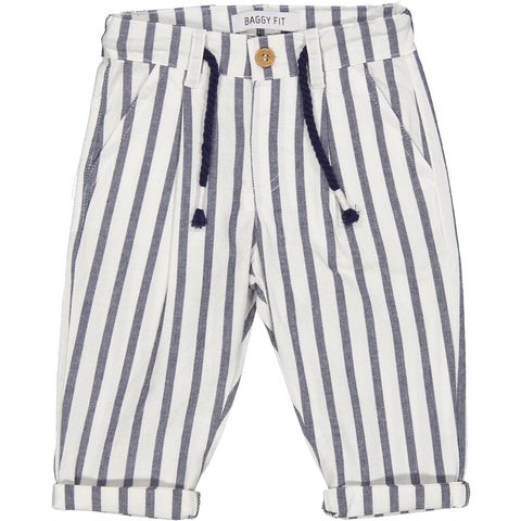 PANTALONE TESSUTO STRETCH RIGATO