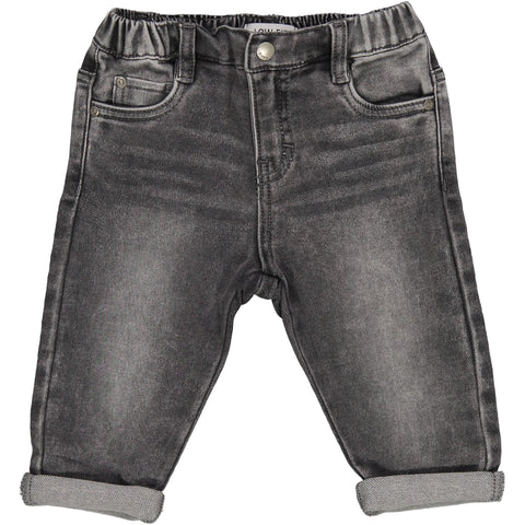 PANTALONE FELPA EFFETTO DENIM