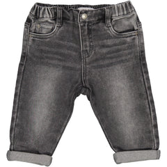 PANTALONE FELPA EFFETTO DENIM