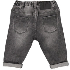 PANTALONE FELPA EFFETTO DENIM