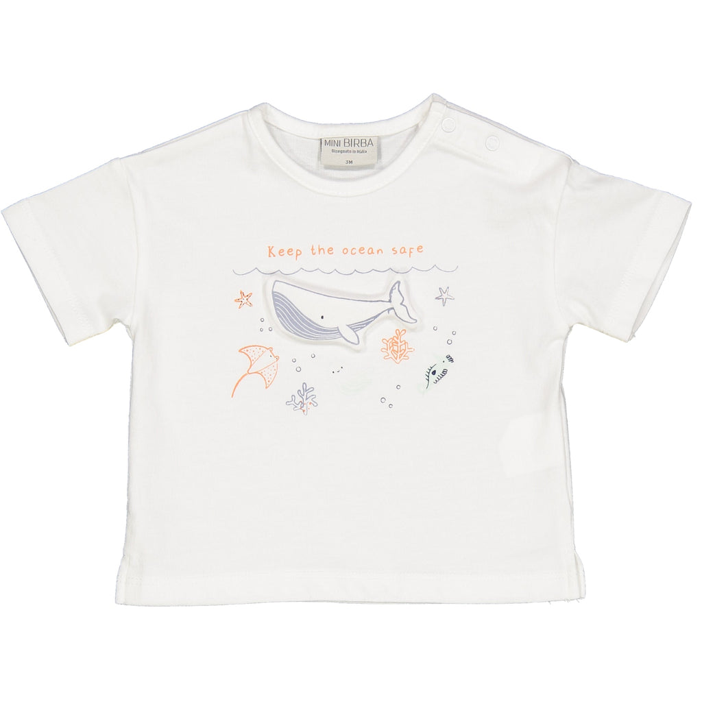 TSHIRT OVERSIZE CON BALENA 3D