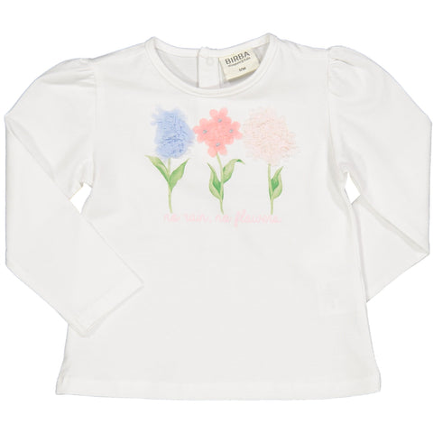 TSHIRT FIORI IN VOILE
