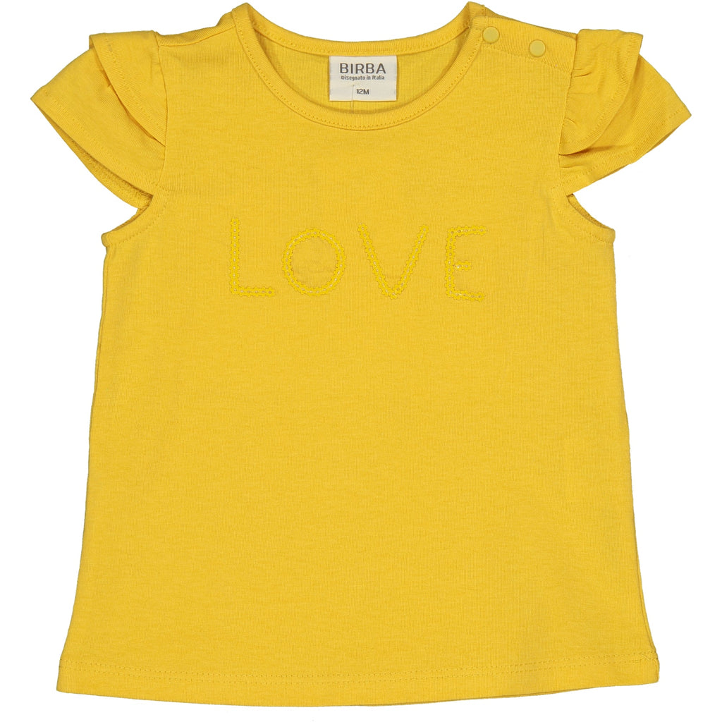 TSHIRT SCRITTA PAILLETTES