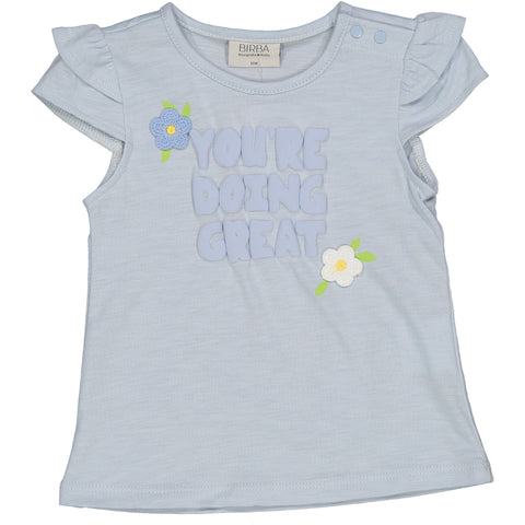 TSHIRT FIORI CROCHET