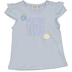 TSHIRT FIORI CROCHET