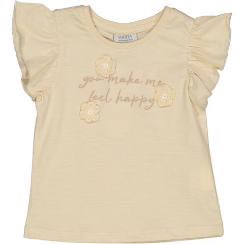 TSHIRT FIORI CROCHET