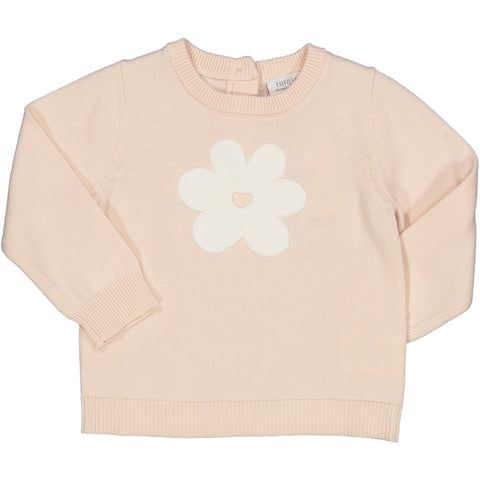 MAGLIONCINO RICAMO FIORE