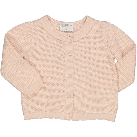 CARDIGAN CON VOULANT