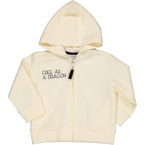 CARDIGAN FELPA A RILIEVO