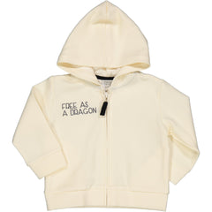 CARDIGAN FELPA A RILIEVO