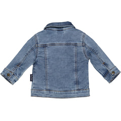 GIUBBOTTO FELPA EFFETTO DENIM