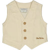 GILET IN MISTO LINO
