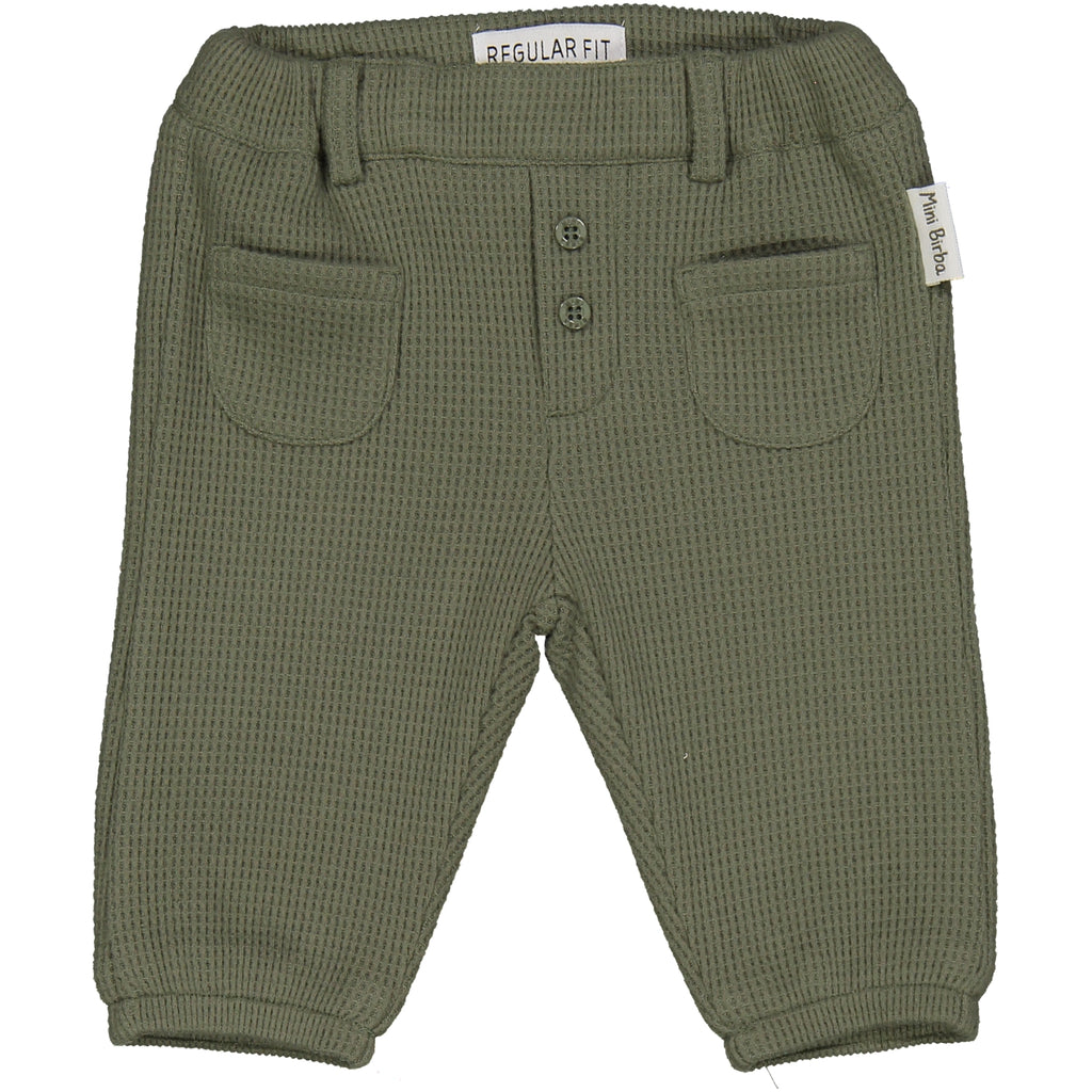PANTALONE TESSUTO WAFFLE
