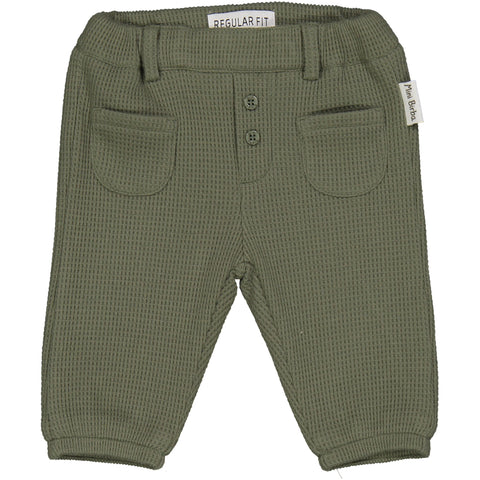PANTALONE TESSUTO WAFFLE