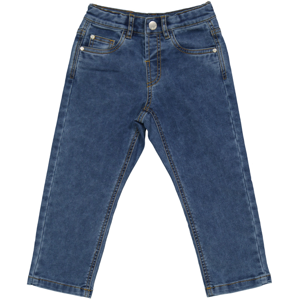 PANTALONE FELPA FINTO DENIM
