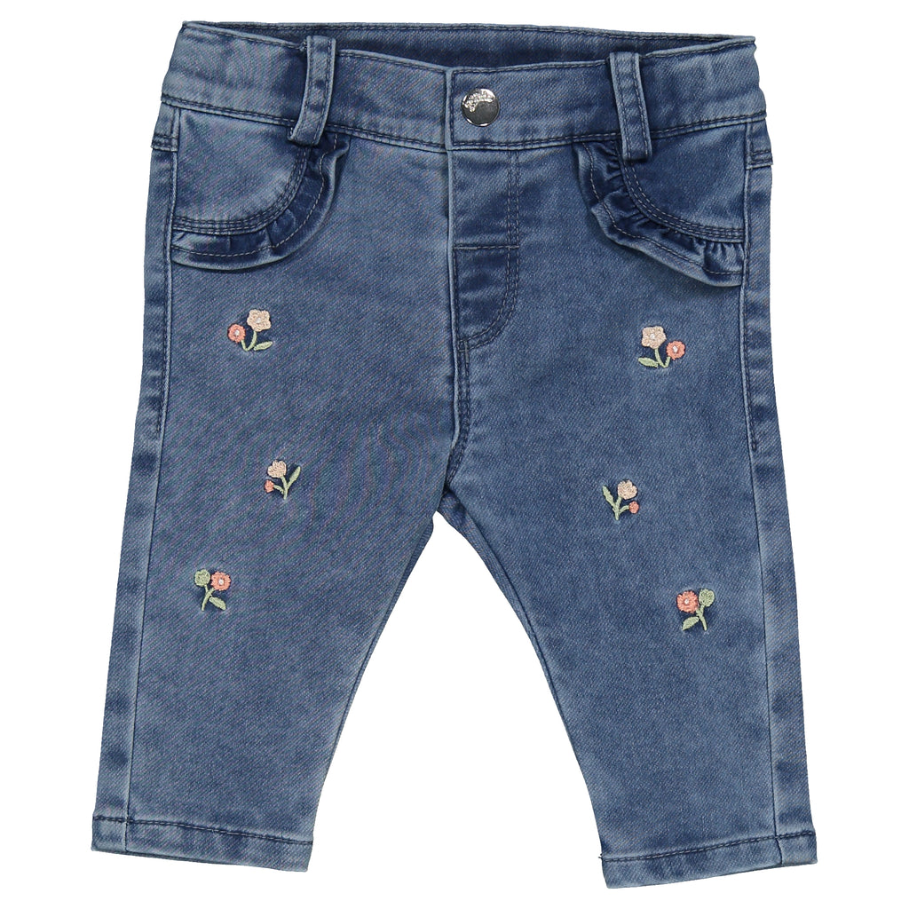 PANTALONE FELPA EFFETTO DENIM
