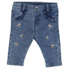 PANTALONE FELPA EFFETTO DENIM