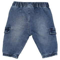 PANTALONE FELPA FINTO DENIM