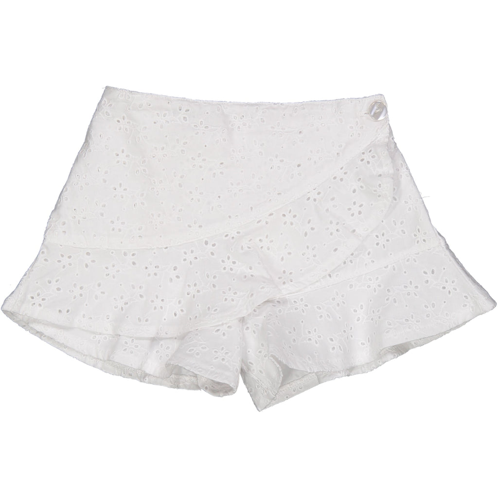 SHORT GONNA IN PIZZO SANGALLO