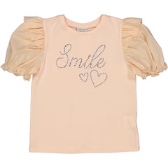 TSHIRT SMILE IN STRASS